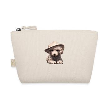 Hundeliebe Pudel Hundehalter Pudelwelpe Hundewelpe - Bio-Täschchen - Natur - Vorne