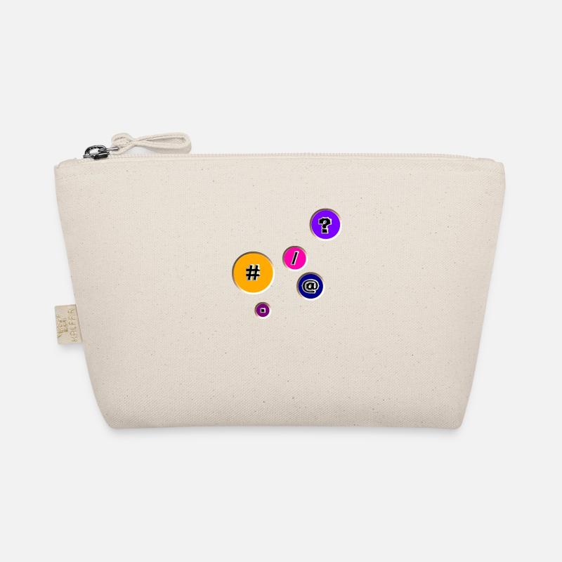 Buttons with characters Organic Pouch