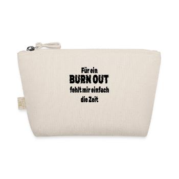 burnout keine zeit - Bio-Täschchen - Natur - Vorne