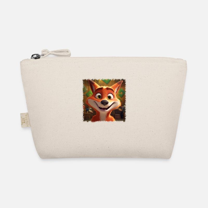 cute fox Organic Pouch