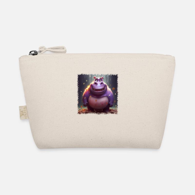 cute hippo Organic Pouch