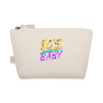 80s retro vintage funny 70s nostalgia music love - Organic Pouch - nature - Front
