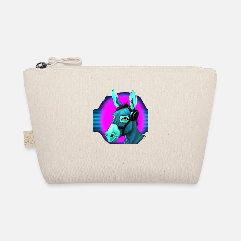 Synthwave Donkey Organic Pouch