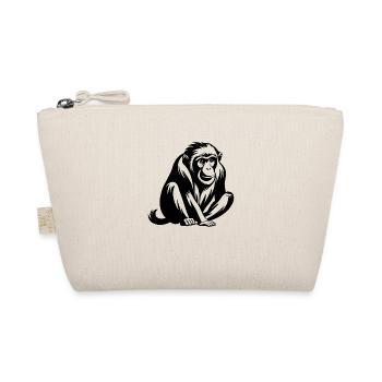 Monkey Monkey Monkey Face Jungle - Organic Pouch - nature - Front