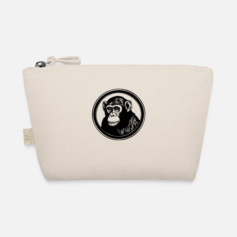 Monkey Monkey Monkey Face Jungle Organic Pouch