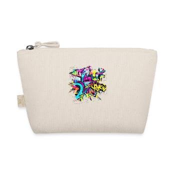 Graffiti style Splash hip hop colors painter color - Organic Pouch - nature - Front
