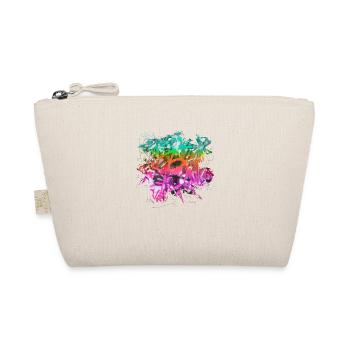 Graffiti style Splash hip hop colors painter color - Organic Pouch - nature - Front