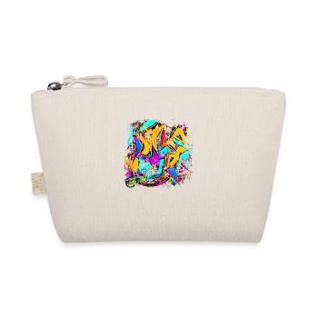 Graffiti style Splash hip hop colors painter color - Organic Pouch - nature - Front