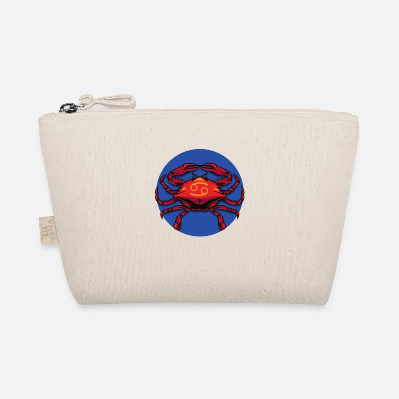 Zodiac - Star Sign - Cancer - neg - Bio-Täschchen - Natur