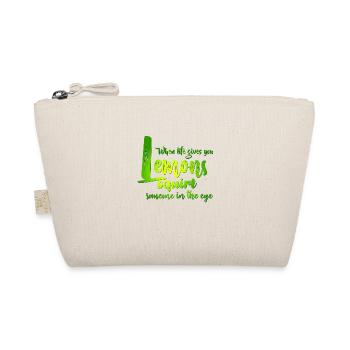 FUN Quote - Lemon Squirt - col - Bio-Täschchen - Natur - Vorne