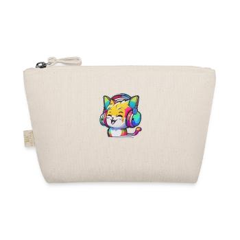 Rainbow Cat - Bio-Täschchen - Natur - Vorne
