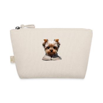 Yorkshire Terrier Book Read Dog Dog Owner - Organic Pouch - nature - Front