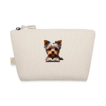 Yorkshire Terrier Book Read Dog Dog Owner - Organic Pouch - nature - Front
