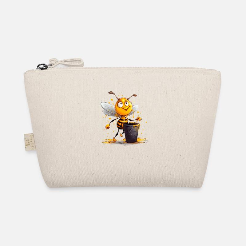 Biene hat den süßen Honigtopf entdeckt Bio-Täschchen