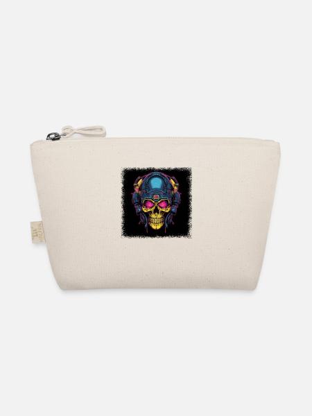 Back Print Humor Bday Birthday Present Idea - Organic Pouch - nature - Front