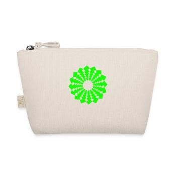 om zeichen chakra blume spirit neon gruen - Bio-Täschchen - Natur - Vorne