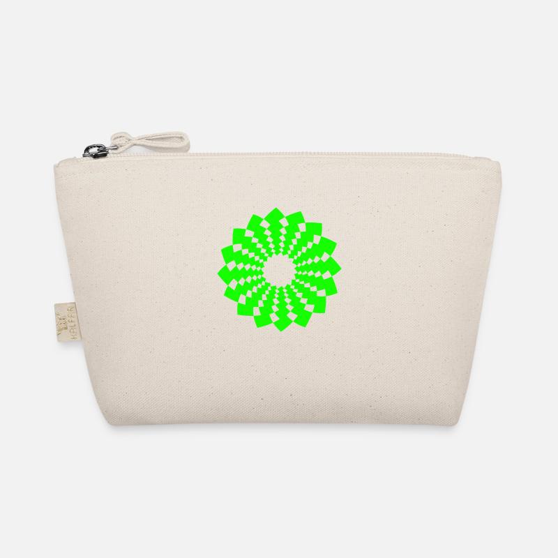 Om signe chakra fleur néon vert néon Trousse biologique
