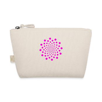 Om signe chakra fleur infini rose néon - Trousse biologique - nature - Devant