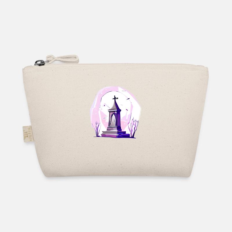 Verlassener Grabstein Bio-Täschchen