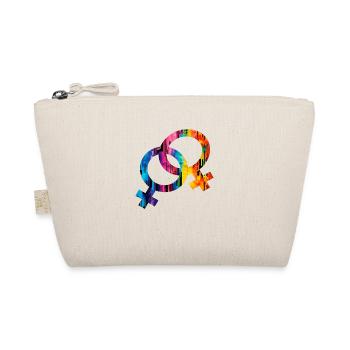 Liebe Venus-Zeichen Pride Frauen - Bio-Täschchen - Natur - Vorne