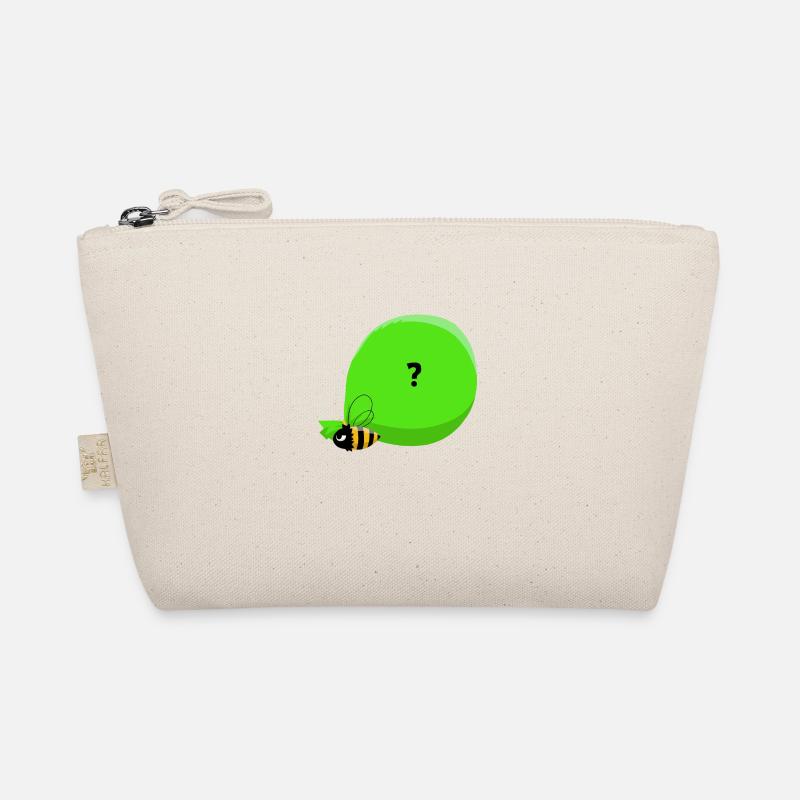 Biene & große mysteriöse Tasche - Bio-Täschchen - Natur