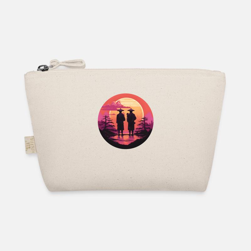 Synthwave japan traditional men Organic Pouch