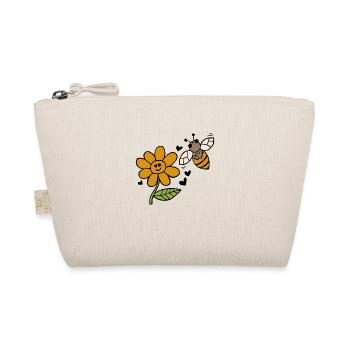 Bienen- und Blumenliebe - Bio-Täschchen - Natur - Vorne