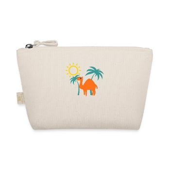 Camel palm trees - Organic Pouch - nature - Front