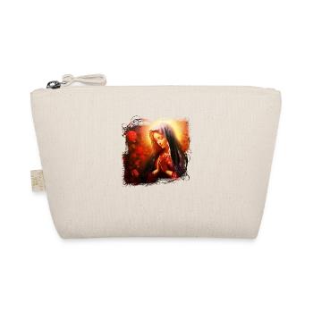 Heilige Maria Maria Madonna Mariana Jungfrau Maria Heilige - Bio-Täschchen - Natur - Vorne