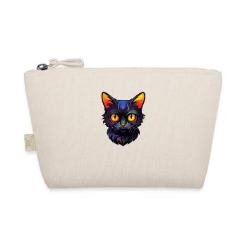 Dessin animé du petit chat noir - Trousse biologique - nature - Devant