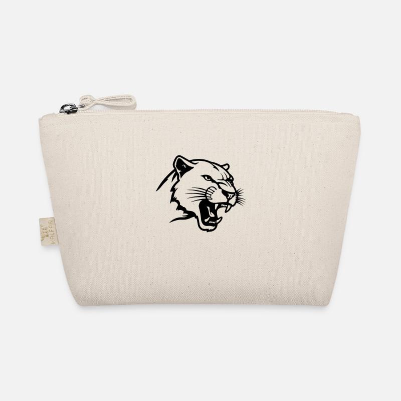 Panther Raubtier Dschungel Wildkatze Bio-Täschchen