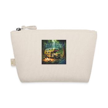 T-shirt et slogan de camping camping-car que j’aime le plein air - Trousse biologique - nature - Devant