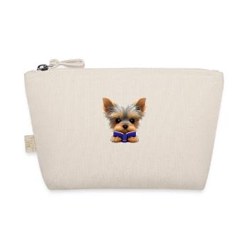 Yorkshire Terrier Dog Owner Read Book Dog - Organic Pouch - nature - Front