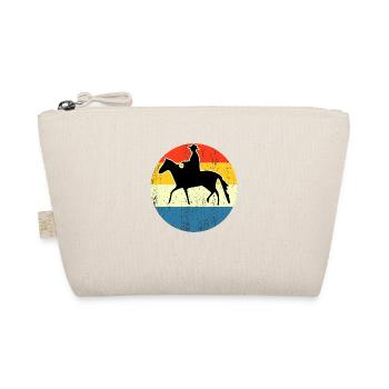 Vintage Retro Horse Sunset pour les amateurs de chevaux - Trousse biologique - nature - Devant