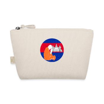 Cambodge Temple Khmer Moine Drapeau I Cadeau - Trousse biologique - nature - Devant
