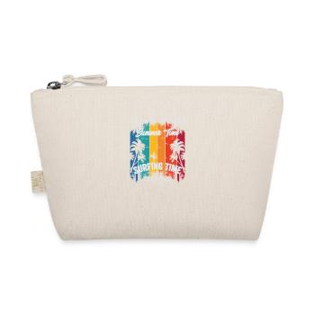 Summer Time Surfing Time - Organic Pouch - nature - Front