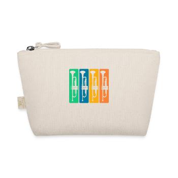 Sammlung antiker Trompeten - Jazzmusik - Bio-Täschchen - Natur - Vorne