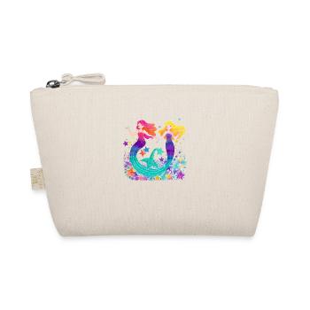 Lini and lina the mermaids - Organic Pouch - nature - Front