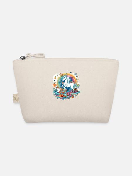 Das Einhorn Emma - Bio-Täschchen - Natur