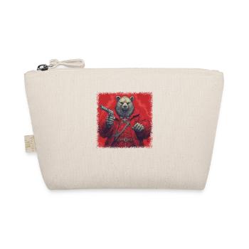 present funny quote happy panda mammal funny - Bio-Täschchen - Natur - Vorne