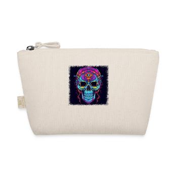 Present Idea Balloons Death Skull Cage Spooky - Organic Pouch - nature - Front