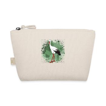 Storch - Bio-Täschchen - Natur - Vorne