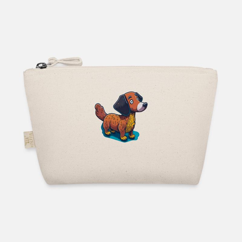 Cute dachshund Organic Pouch