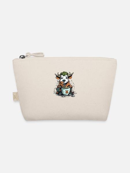 Kiko the greedy bull - Organic Pouch - nature - Front