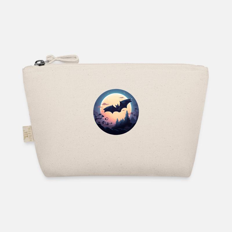 Fledermaus Vollmond Bio-Täschchen