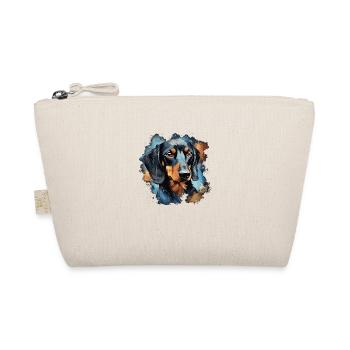 chien teckel - Trousse biologique - nature - Devant