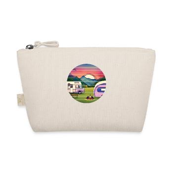 Caravan Camp Camper Camping Tentes cadeaux - Trousse biologique - nature - Devant