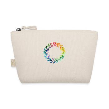 Feuilles arc-en-ciel. Formation d’un cercle dans le style aquarelle - Trousse biologique - nature - Devant