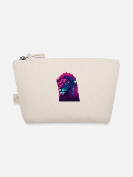 Lionheart bat le rugissement synthwave d’un lion - Trousse biologique - nature