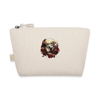 Skeleton lovers in comic style - Organic Pouch - nature - Front